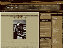 Tablet Screenshot of drozbot.com